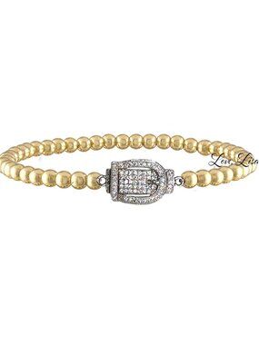 Gloria Gold Buckle Bracelet